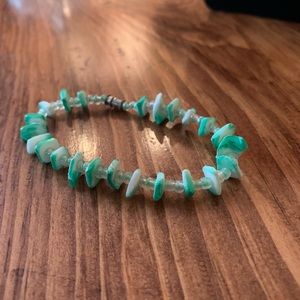 Green stone bracelet